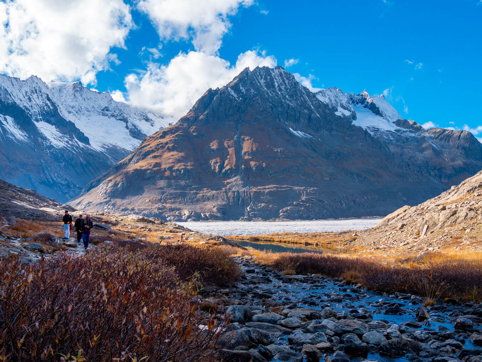 Melting Glaciers in Switzerland (Copyright Christian Langenegger)