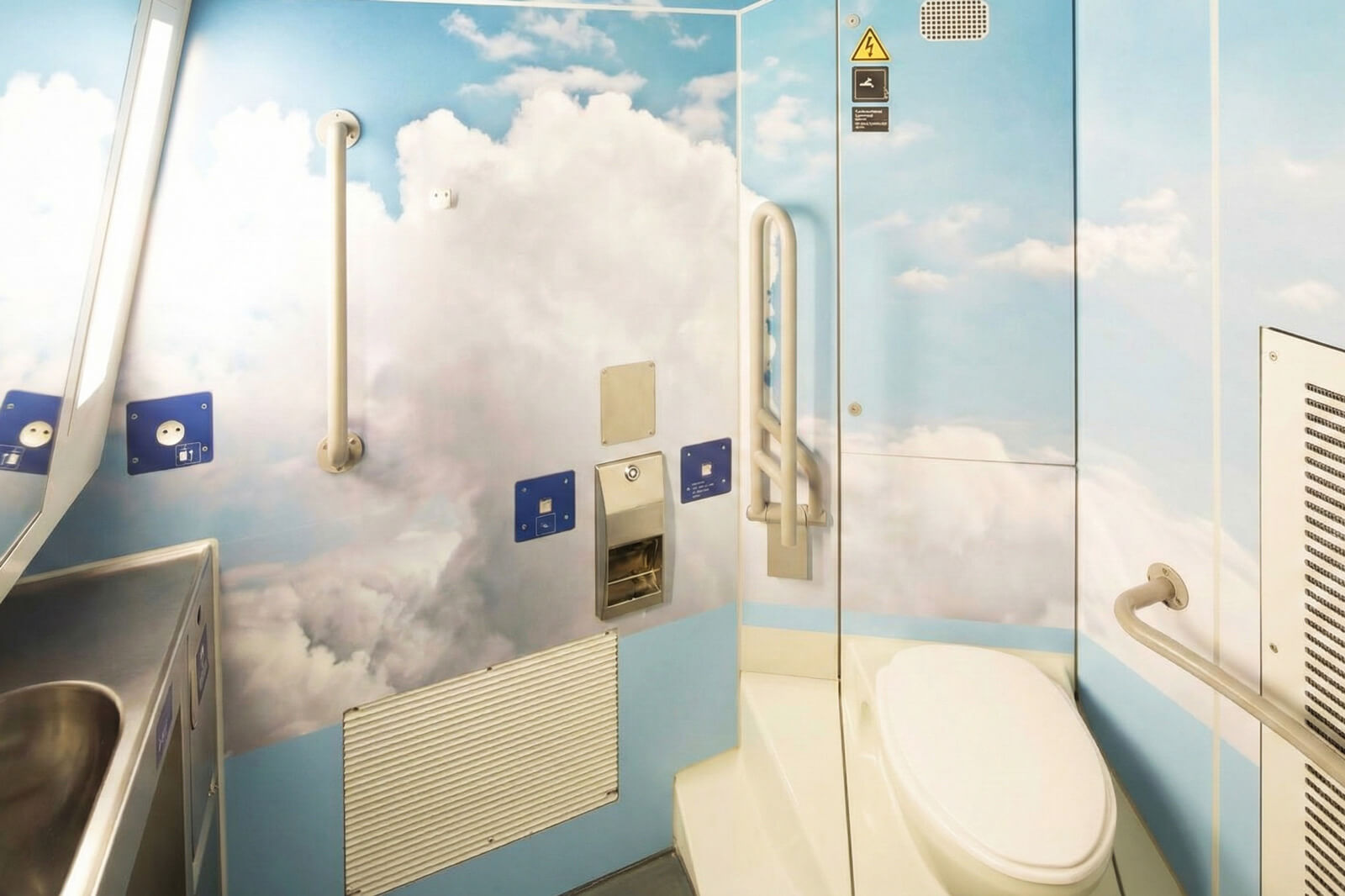 Swiss Toilet Guide - Onboard SBB Train Toilet