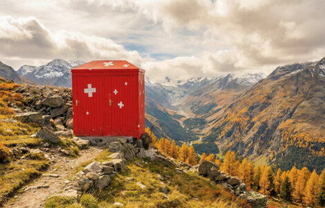Swiss Toilet Guide Switzerland Mountain Toilet in Graubünden