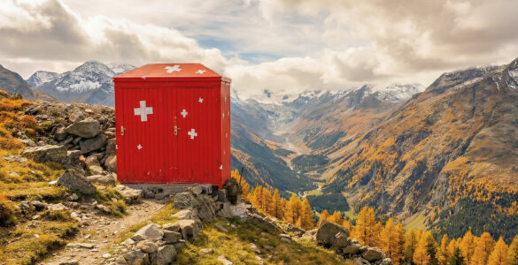 Swiss Toilet Guide Switzerland Mountain Toilet in Graubünden