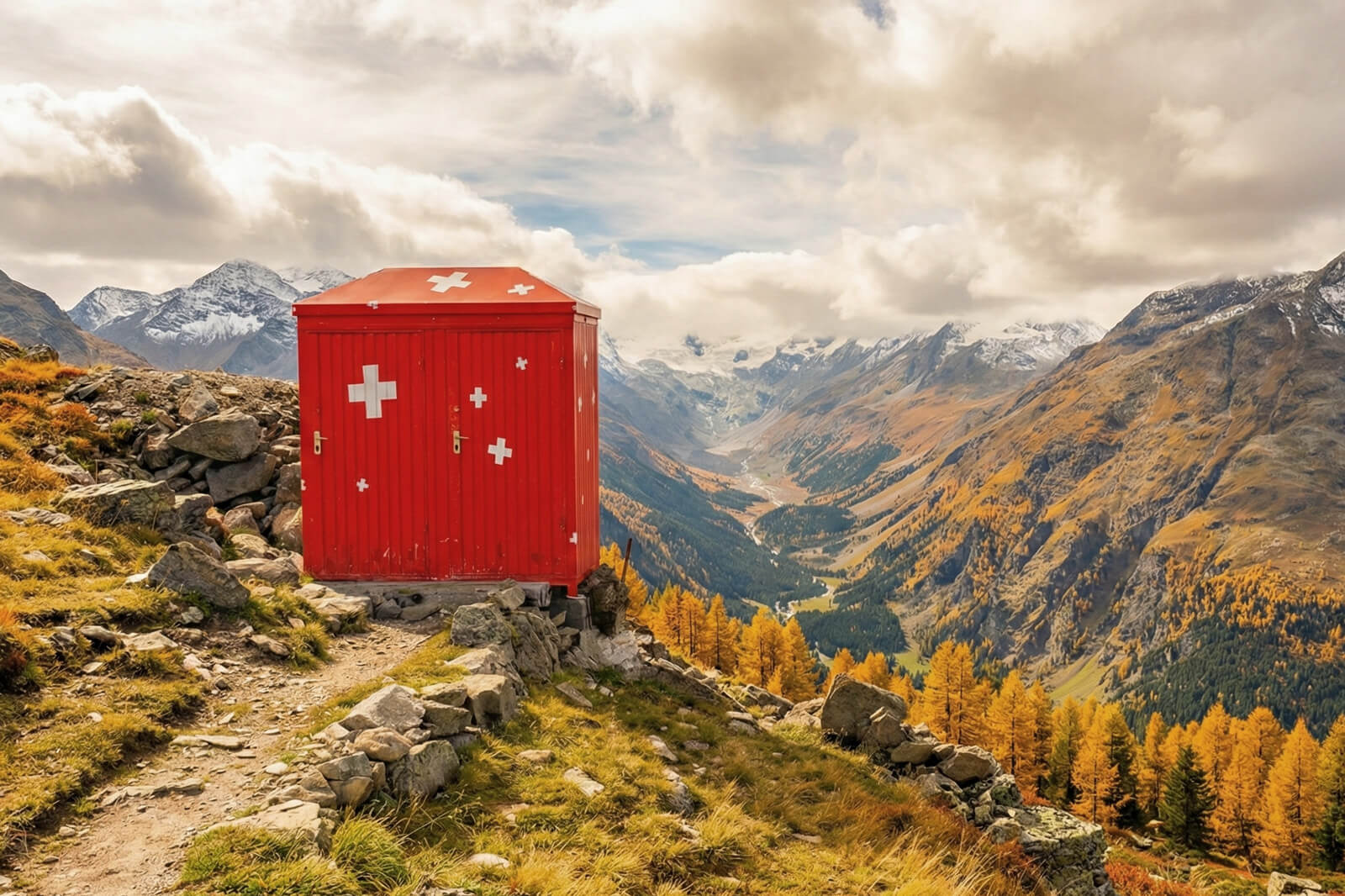 Swiss Toilet Guide Switzerland Mountain Toilet in Graubünden