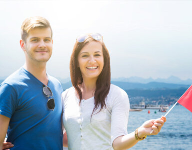 Mixed Nationality Couple in Switzerland