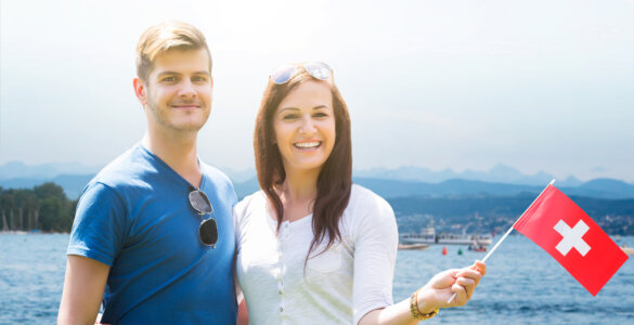 Mixed Nationality Couple in Switzerland