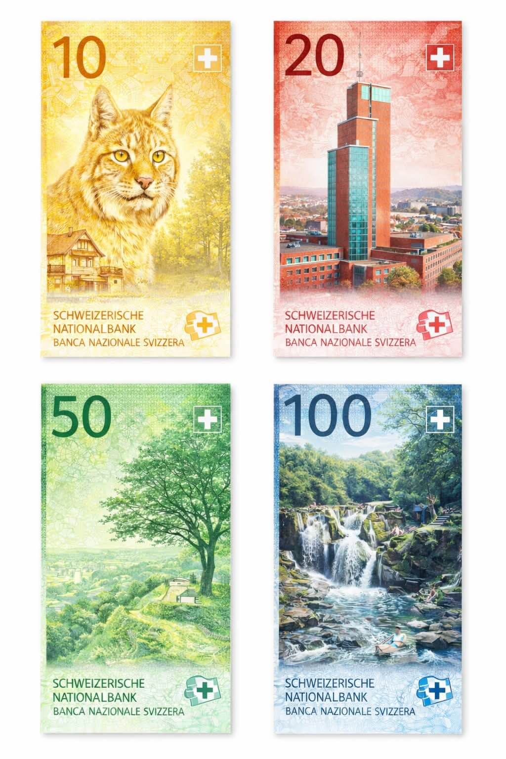 Winterthur City Proposal New Swiss Banknotes