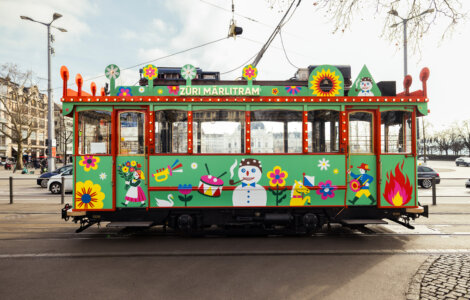 Züri Märlitram at Bellevue - Copyright David Hubacher / Zürich Tourismus